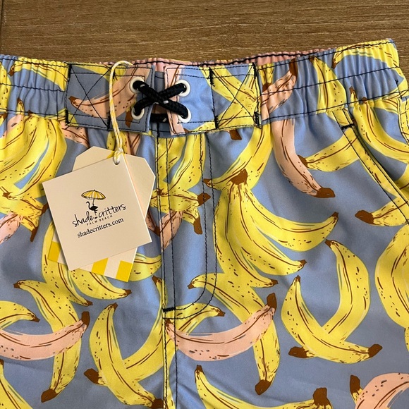 NEW! Shade critters swim trunks/Go Bananas print-boys size small (6/7) - Picture 3 of 5